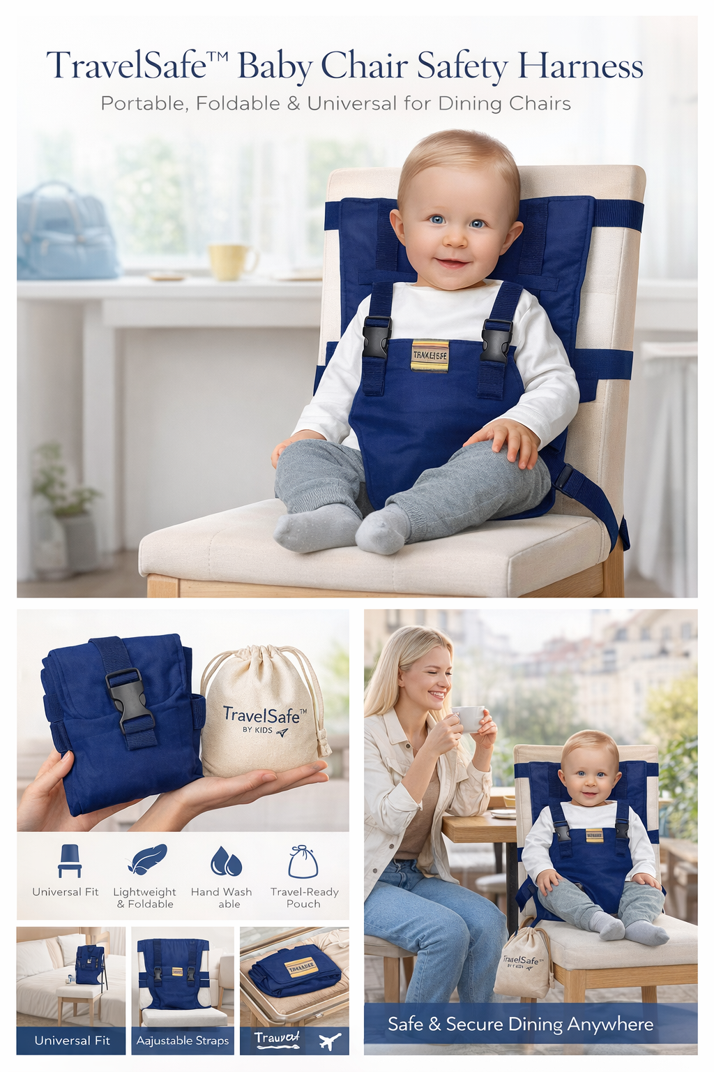 TravelSafe™ Baby Chair Safety Harness