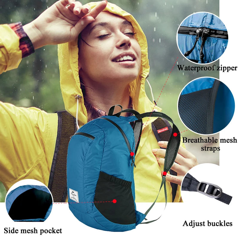 TravelLite™ 18L Foldable Hiking Backpack